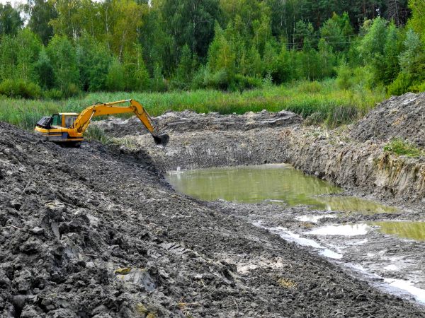 Fish Pond Digging in Michigan City