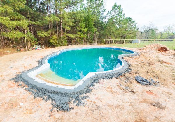 Pool Landscape Leveling in Michigan City