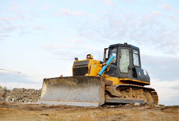 Bulldozer Land Excavation in Michigan City