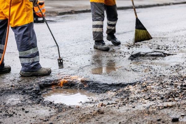 Gravel Pothole Repair in Michigan City