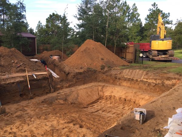 Pool Site Excavation in Michigan City