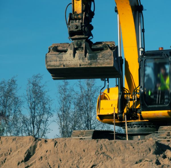 Ditch Grading in Michigan City